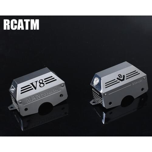 Metal Gearbox Cover Hood for Tamiya Benz Actros 56348 3363 1851 Scania 620 56323 Man 56325 Tgx