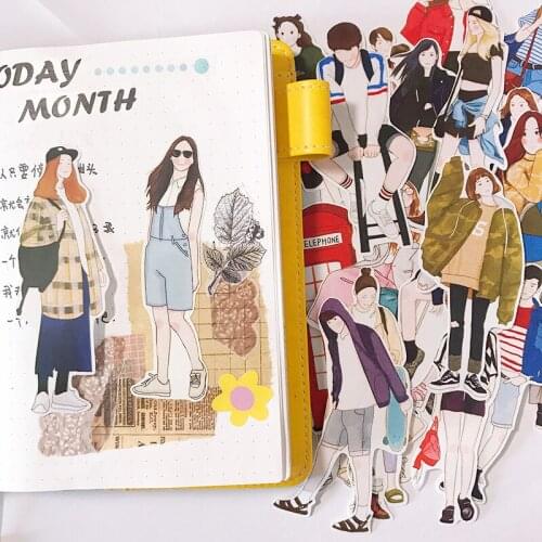 30pcs Boy girl couple stickers/Scrapbooking Stickers /Decorative Sticker /DIY Craft Photo Albums