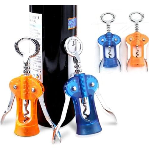 Red Wine Bottle Opener Bottle Corkscrew Handle Corkscrew Opener Essential Bar Tools For Bars Stainless Steel Gadgets