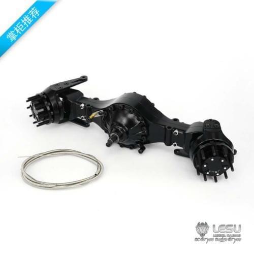 LESU 1/14 Metal Flange Power Front Axle for Tamiya RC Tractor Truck Model TH05100-SMT5