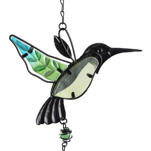 Hanging Chimes Ornament Wind Chimes Birds Home Decor Wind Chimes for Window Door Wall