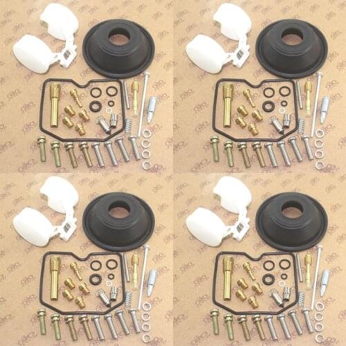 4set Motorcycle carburetor repair kit for Zephyr 400 1989-1995 400CC 400 CC diaphragm float