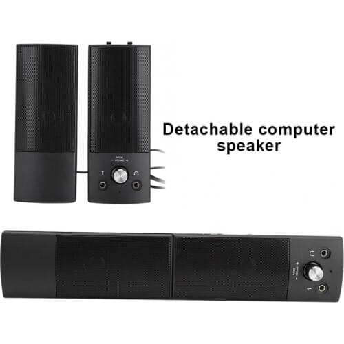 SADA V-117 Bluetooth Version Computer Audio Home Desktop Small Speaker Laptop Subwoofer speaker computer full-range speaker bass