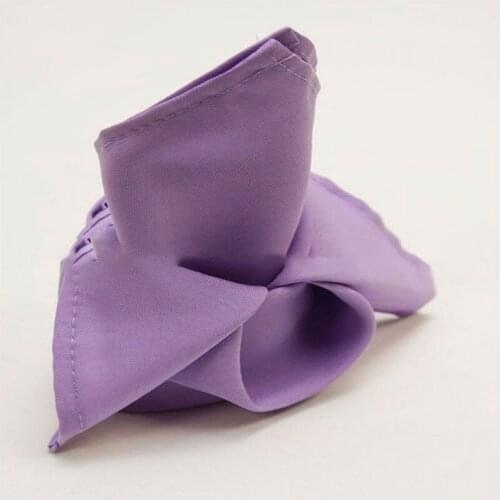 Polyester Cloth Napkin Soft Washable and Reusable Dinner Napkin for Weddings Holiday Hotel 17.7*17.7 inch LBShipping