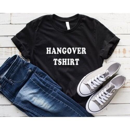 Skuggnas Hangover drunk Women Mens T-shirt 90s fashion Tumblr Cotton Tee Shirt aesthetic harajuku grunge goth unisex Tops