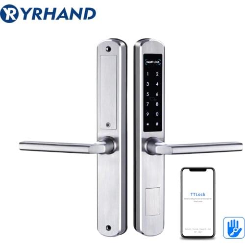 TTLock app Smart Sliding Lock WIFI Electronic Door Lock Bluetooth Digital APP Keypad Code RFID Card Keyless Lock