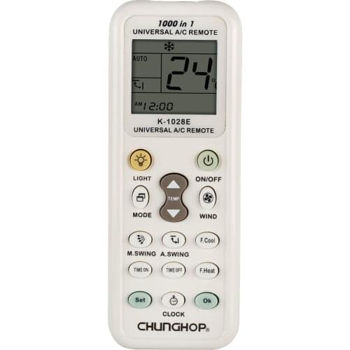 1PCS Universal A/C controller Air Conditioner air conditioning remote control CHUNGHOP K1028E With packaging k-1028e