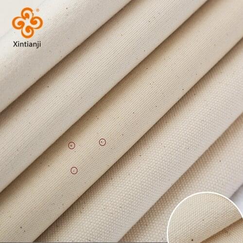 Pure Color Cotton Canvas Fabric Thickened Backpack Bag Sofa Handmade Diy Cotton Cloth Material Half Meters W300073