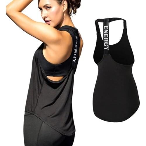 Yoga Shirt For Women Fitness Sport Sleeveless Sportswear GYM Blouses Running Vest Workout Crop Top Female T-shirt Sportswear