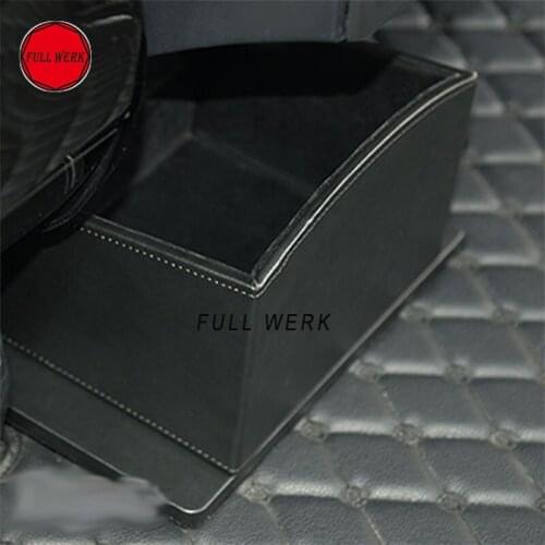 Rear Center Storage Box Organizer for Tesla Model X Model S Back Seat Box Container Pocket for Tesla Auto Interior Accessories