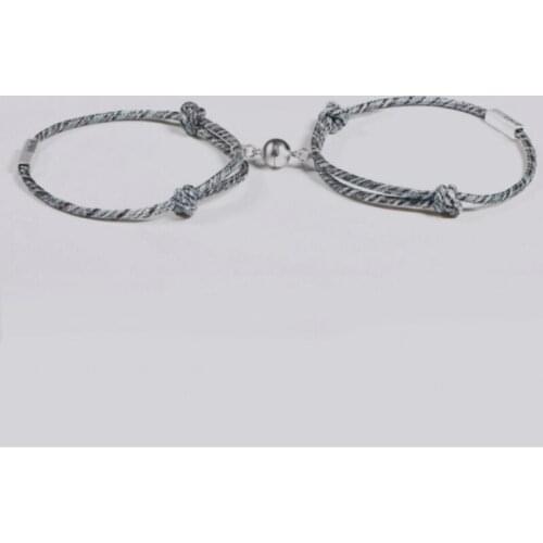 1Pair Lovers Infinity Bracelets Adjustable Rope Chain Bracelet for Couples Bracelet Birthday Gifts Drop Shipping