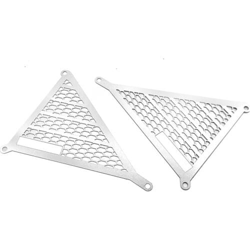 1 pair Metal Rear Tube Frame Protective Net Triangle Mesh for CAPO JKMAX V1.0/JKMAX 2020 V2.0 RC Car Accessories