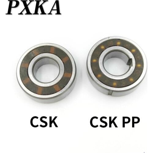 1pcs Deep groove ball bearing CSK8 10 12 15 17 20 25 30 35 40 ，PP with inner and outer grooves