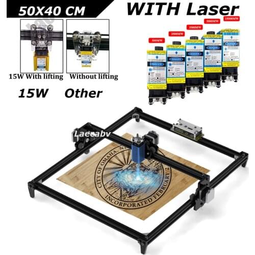 40X50cm laser engraving machine 2 axis DIY MINI laser engraver for cutting wood desk laser engraving printer power 0.5W-15W