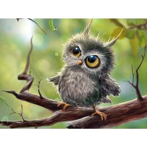 5D Diamond Painting Cute Owl Diy Rhinestone Animal Cross Stitch Kits Diamond Art Mosaic Gifts Embroidery Home Decor