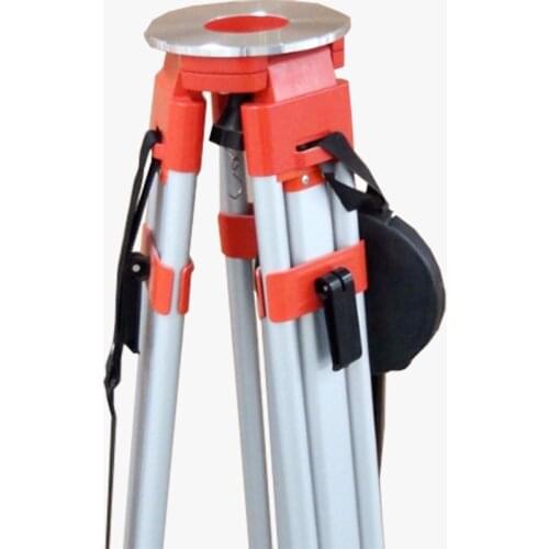 Round head self-lock alunimun surverying tripod/total station tripod