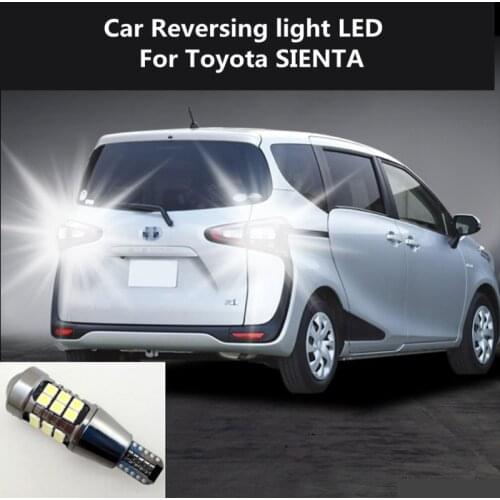 Car Reversing light LED For Toyota SIENTA Retreat Assist Lamp Light Refit 12W 6000K SIENTA NCP 170 171