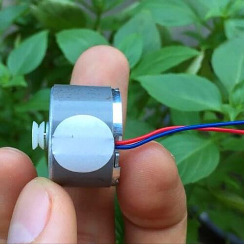 DC 1.0-7.4V Silent Micro Motor with Pulley Low Current Metal Brush Motor with Cooling Hole Shaft Dia 1.5mm 3500-15300rpm