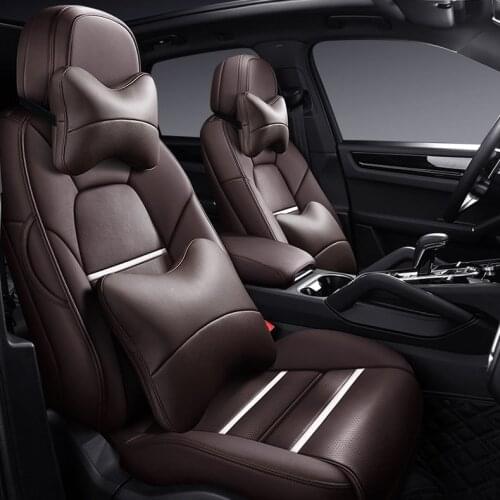 Custom leather car seat cover for Mercedes Benz A B C-Class CLA CLK CLS ML GLA GLK GLE S E G GLC Class seat covers for cars