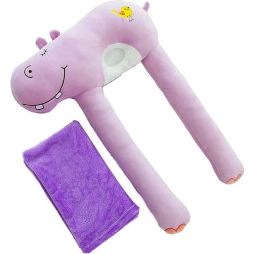 Baby Sleeping Support Pillow Cover Air Conditioner Blanket Plush Comfort Toy