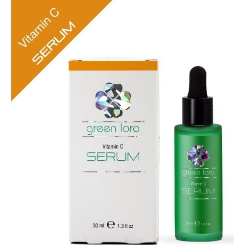 GreenLora Effective Vitamin C Serum Anti-aging Whitening Moisturizing Shrink Pore Vitamin C Cosmetic Skin Care 30Ml