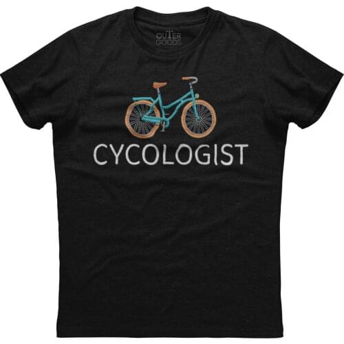Cycologist Mountain Bike Individualization Graphic Printed T-Shirt. Summer Cotton O-Neck Short Sleeve Mens T Shirt New S-3XL