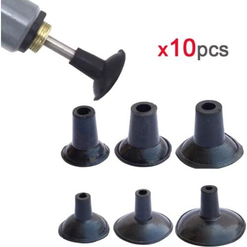 Pack of 10pcs Black Valve Grinder Sucker for Car Motorcycle Electro-pneumatic Valve grinder Valve Grinding Cup