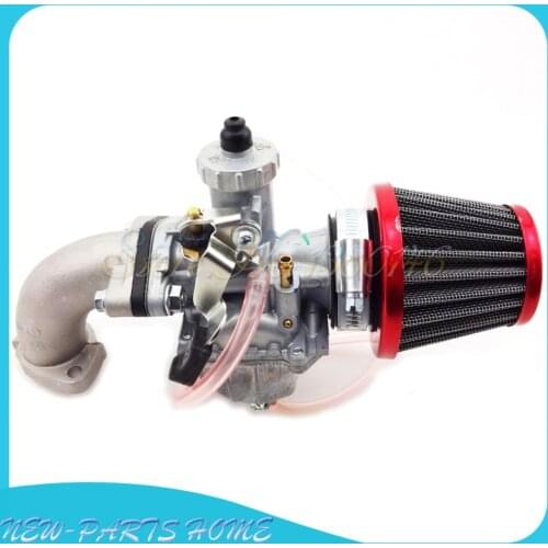 Mikuni 26mm Carburetor & Intake Pipe & Air Filter & Intake Gasket For Pit Dirt Bike Lifan YX SSR CRF50 140cc 125cc 110cc