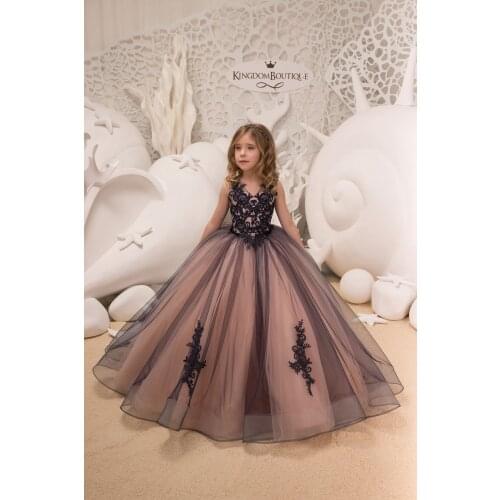 Fashion Flower Girl Dresses Charming white ivory Short sleeve Satin Floor Length Girls Pageant Dresses First Communion