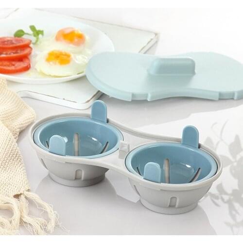 Creative Microwave Steamed Egg Box Egg Maker Poached Egg Steamer Kitchen Tools AC889