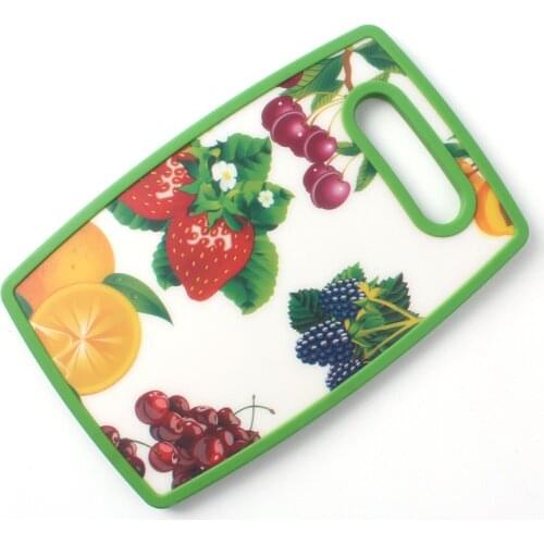 Outdoor Camping Portable Mini Vegetable Board Eco-friendly PVC kitchenware plus handle export Korean barbecue picnic supplies
