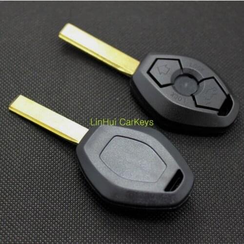 PINECONE for BMW 1999 -2009 1 3 5 6 7 X3 X5 Z3 Z4 Keys Replacement Uncut Blade Remote Blank Keys ABS Shell Brass Blade 1 Pc