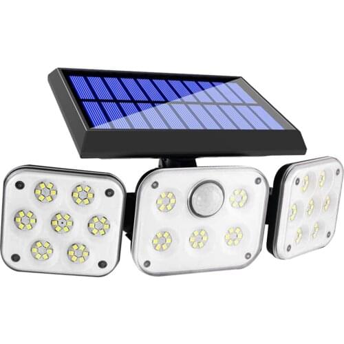 Rotatable Super Bright Double Head LED Solar Light COB Sensor IP67 Waterproof Solar Lamp Wall Lamps Outdoor Garden Decoration