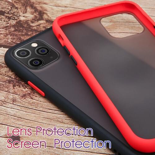 Transparent Armor Phone Case For iPhone 11 Pro Max X XR Xs Max Matte Clear Cover For iPhone 6 6s 7 8 Plus Ultra Thin Fundas Case