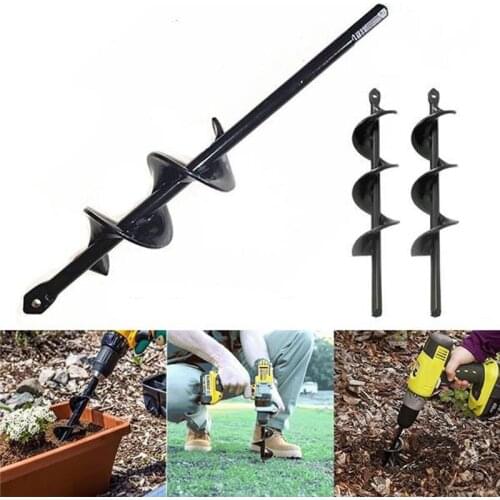 Garden Auger Bit Portable Garden Seeding Electric Drill Bit Suitable For All Electric Drill Outdoor Electric Drill Bit Garden
