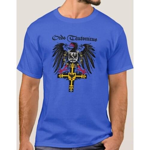 Teutonic Knights Emperor Eagle Cross German Medal T-Shirt. Summer Cotton Short Sleeve O-Neck Mens T Shirt New S-3XL