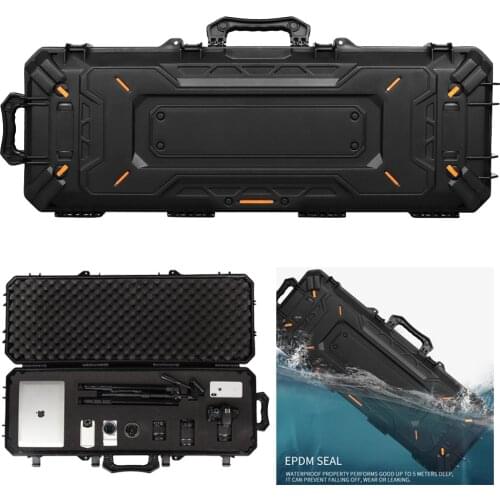 Tactical Gun Camera Protective Safety Case Gun Case Bag Safety Waterproof Hard Case for Camera Gun Storage Hunting Accessories