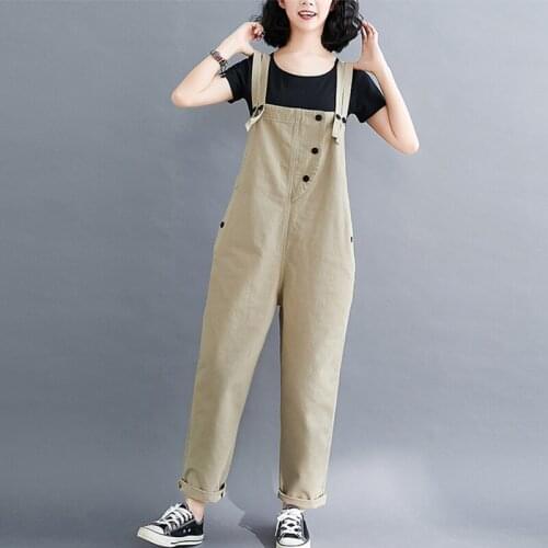 Women Denim Overalls Fashion Denim Bib Jumpsuit Sexy Long Rompers Female Pocket Casual Pants
