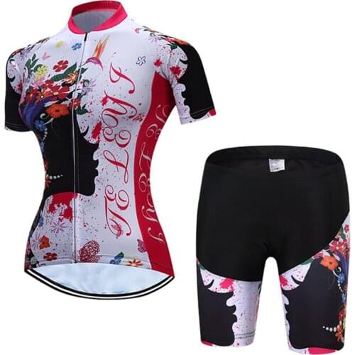 UFOBIKE Cycling jersey Set Summer Womens Bicycle Clothing Maillot Ropa Ciclismo MTB Bike Clothes Sportswear Suit Cycling