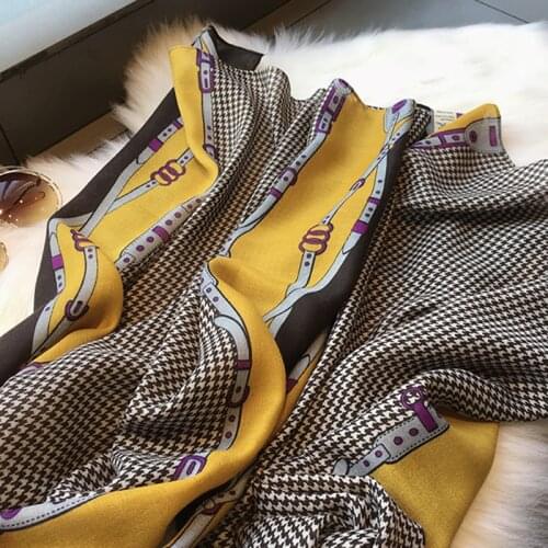 2020 Design Print Women Winter Scarf Coron Shawl Wraps Pashmina Hijab Scarves Fashion Headband Shawl Wraps Warm Bufanda