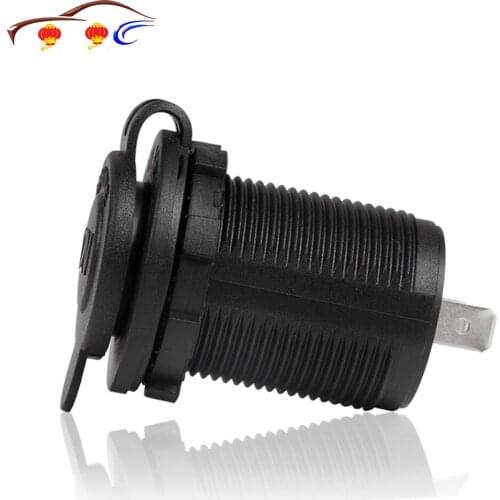 1pc Cigarette Lighter Socket 12V Waterproof Car Boat Motorcycle Cigarette Lighter Sockets Power Plug Outlet