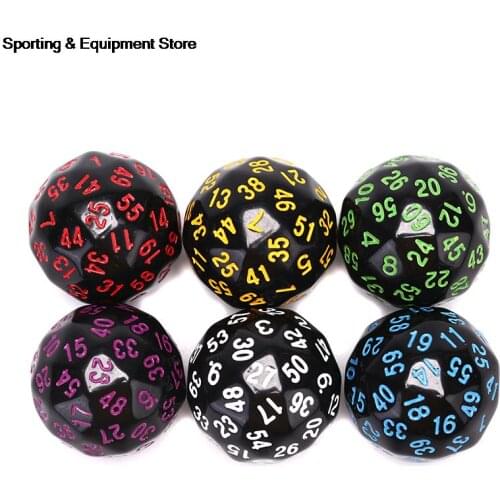 1Pc Game Dice Polyhedral D60 Multi Sided Dice Digital Dice Game Party Entertainment Equipment