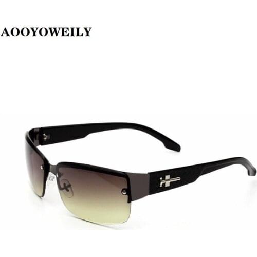 2021 Vintage Sunglasses Men Women Fashion Rimless Designer Sun Glasses Man Gradient Lens Anti-glare Shades Frameless Eyeglasses