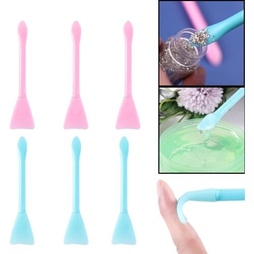3Pcs/lot Silicone Stirring Brush Multifunction Soft Brush for Making Epoxy Resin Brush Uv Glue Tools