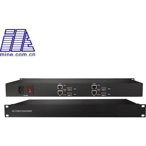 4 Channel HDMI MPEG-4 /H.264 AVC 1080p@60fps IP Streaming Live Broadcasting Encoder to Youtube Facebook