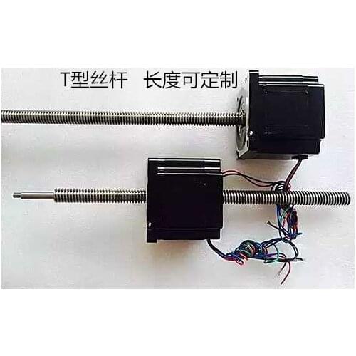 57 Screw Linear Stepper Motor T8 T10 Type Screw 3D Printer Two-phase Four-wire Body Length 56MM