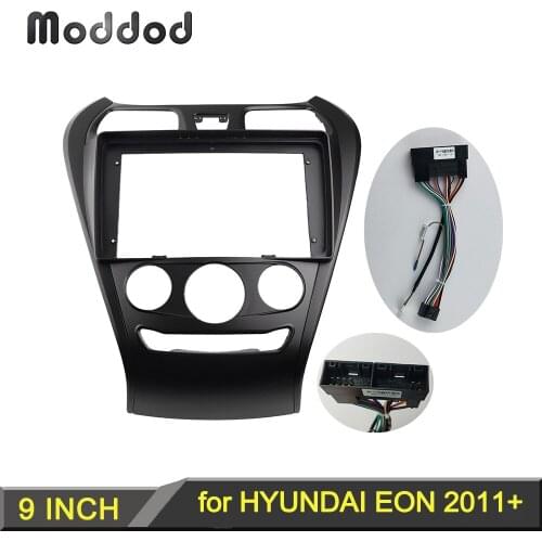 9 INCH Radio Fascia for HYUNDAI EON 2012 Stereo DVD Player Panel Audio Frame Dash Installation Trim kit Adapter Cover Bezel