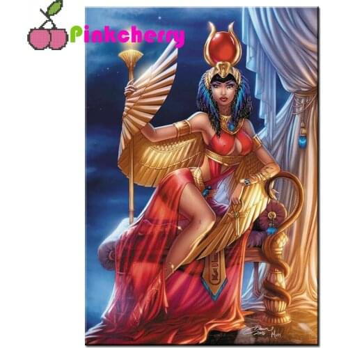 DIY,Diamond Embroidery,nefertiti,5D,egypt goddness Diamond Painting,Cross Stitch,3D,Diamond Mosaic,home Decoration k20