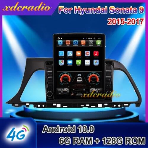 Xdcradio 10.4" Tesla Style Screen Android 10 For Hyundai Sonata 9 Car Radio Auto DVD Multimedia Player GPS Navigation 2015-2017