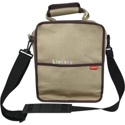 Derwent Pencil Case,Canvas Carry-All Bag Pencil Holder with Removable Shoulder Strap,Holds up to 132 Pencil and Supplies 2300671